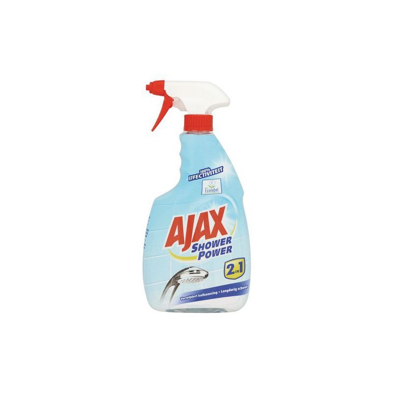 Détartrant douche Ajax Shower Power spray 750 ml Delcourt.fr