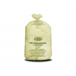 Sac poubelle biodégradable econatur 130L 60µ