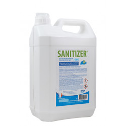 Gel hydroalcoolique norme EN14476 bidon 5 L Sanitizer