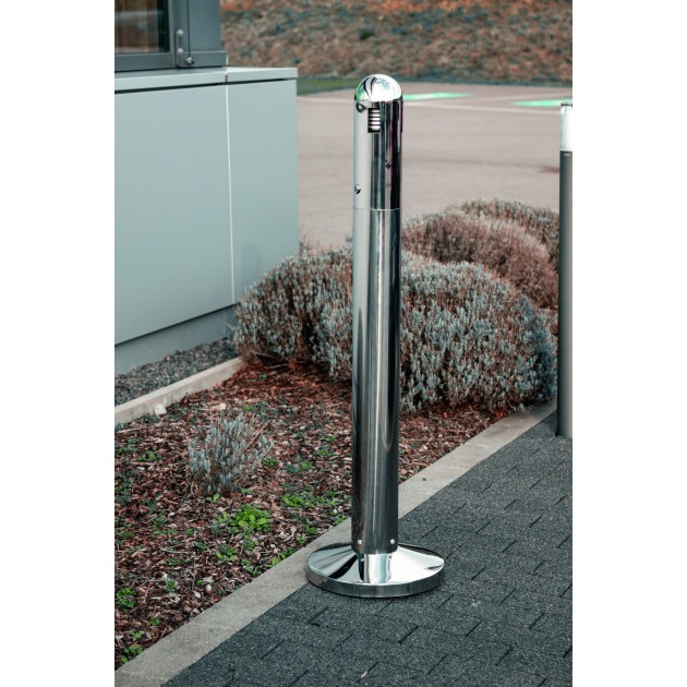 Cendrier sur pied inox Cendrier sur pied inox