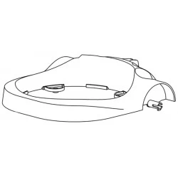 Corps chariot pour aspirateur GP 1/16 MPVR40522