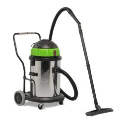 Aspirateur eau et poussières industriel – eurokraft pro: cuve en plastique  de 62 litres, 3600 W