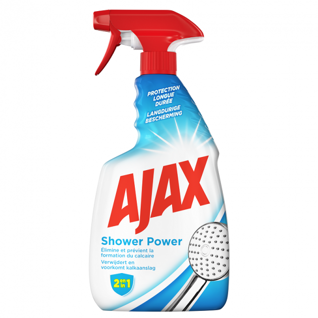Détartrant douche Ajax Shower Power spray 750 ml Delcourt.fr