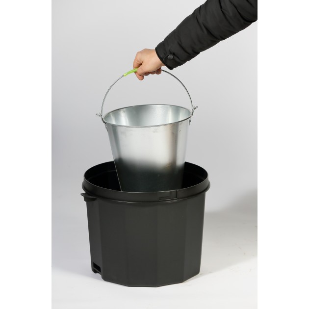 Cendrier extérieur sur pied 10 L en plastique ignifugé Probbax Cendrier extérieur sur pied 10 L en plastique ignifugé Probbax