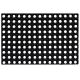 Tapis caillebotis en caoutchouc naturel noir 23 mm