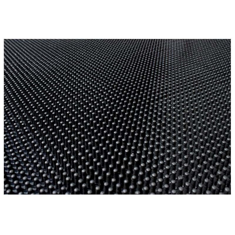 Tapis grattoir à picots en caoutchouc noir Tapis grattoir à picots en caoutchouc noir