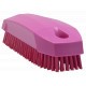 Brosse alimentaire à ongles dure 130 mm rose