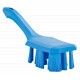 Brosse à main dure manche court UST 260 mm bleu