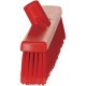 3178 - Balai brosse souple fleuré HACCP 400 mm rouge VIKAN