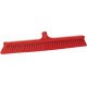 Balai brosse souple alimentaire 600 mm rouge