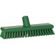 Balai brosse alimentaire medium passage d'eau 270 mm vert VIKAN