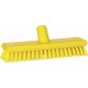 Balai brosse alimentaire medium passage d'eau 270 mm jaune VIKAN