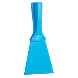 Spatule alimentaire nylon à pas-de-vis 100 mm bleu