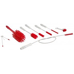 53584 - Brosses et goupillons kit de lavage sundae rouge HACCP VIKAN