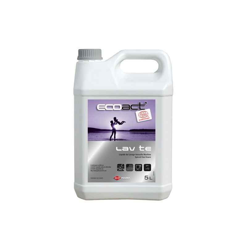 Liquide lave-vaisselle Ecocert bidon 5 L Ecoact Lav Te