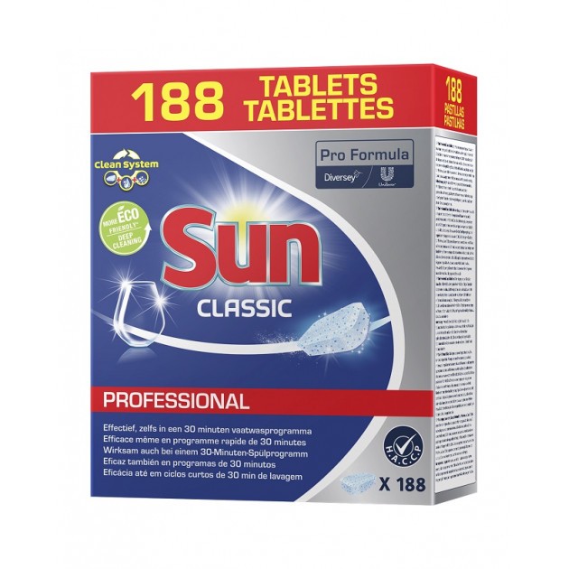 Tablette lave-vaisselle Classic Sun - baril de 188