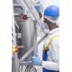 Tige flexible en nylon blanc 1505 mm