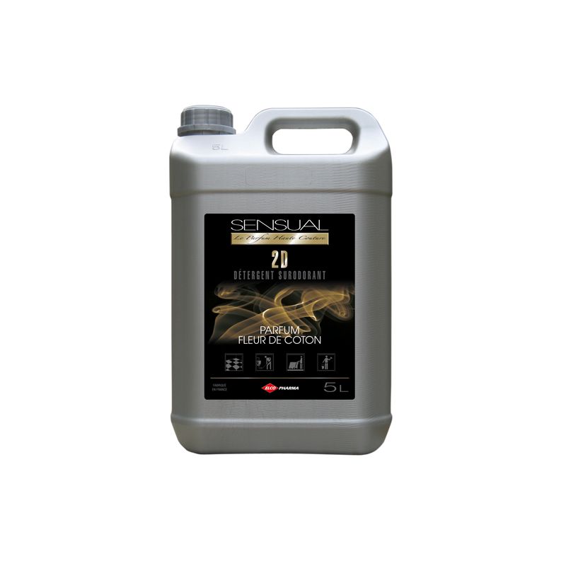 Détergent surodorant contact alimentaire Sensual 2D 5 L fleur coton Détergent surodorant contact alimentaire Sensual 2D 5 L fleur coton