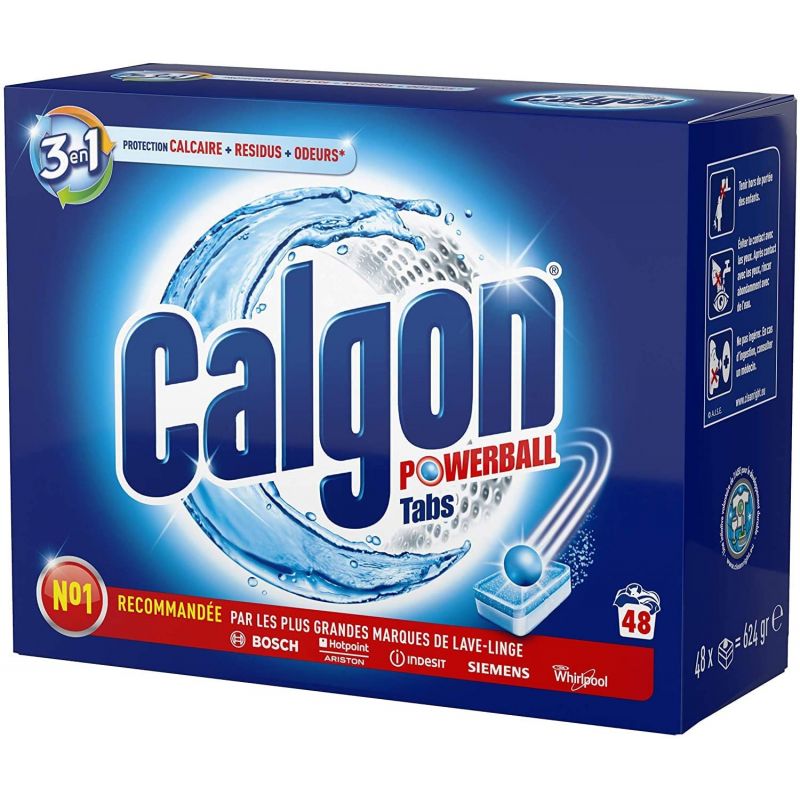 Anticalcaire lave-linge Calgon tabs 2 en 1 - 48 tablettes Anticalcaire lave-linge Calgon tabs 2 en 1 - 48 tablettes