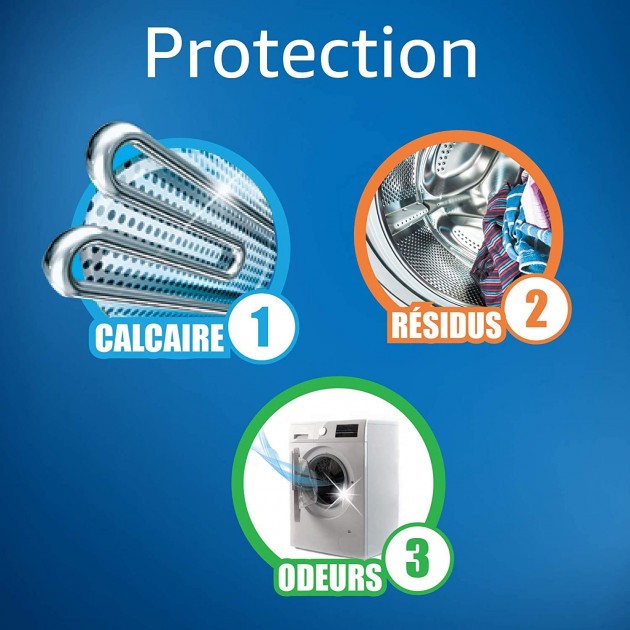 Anticalcaire lave-linge Calgon tabs 2 en 1 - 48 tablettes Anticalcaire lave-linge Calgon tabs 2 en 1 - 48 tablettes