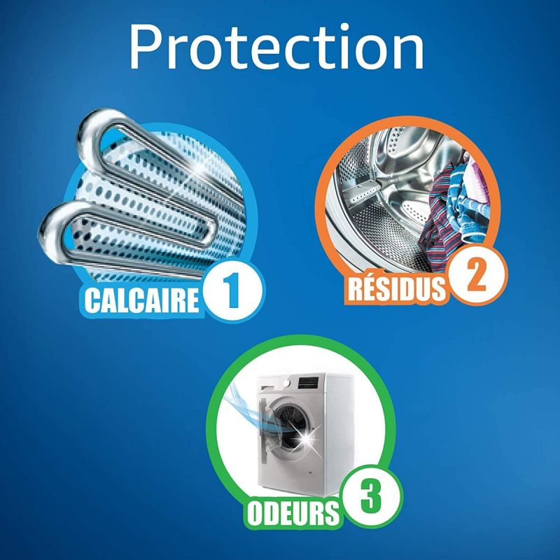Anticalcaire lave-linge Calgon tabs 2 en 1 - 48 tablettes Anticalcaire lave-linge Calgon tabs 2 en 1 - 48 tablettes
