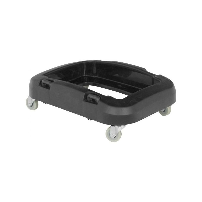 Chariot sur roues pour poubelle de tri sélectif