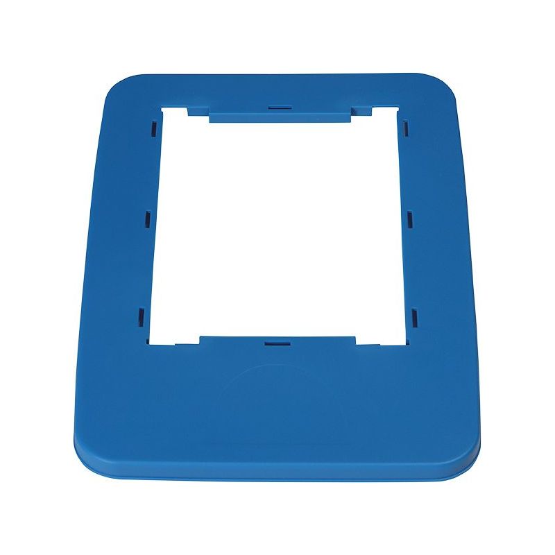 Cadre de couvercle pour poubelle de tri sélectif bleu