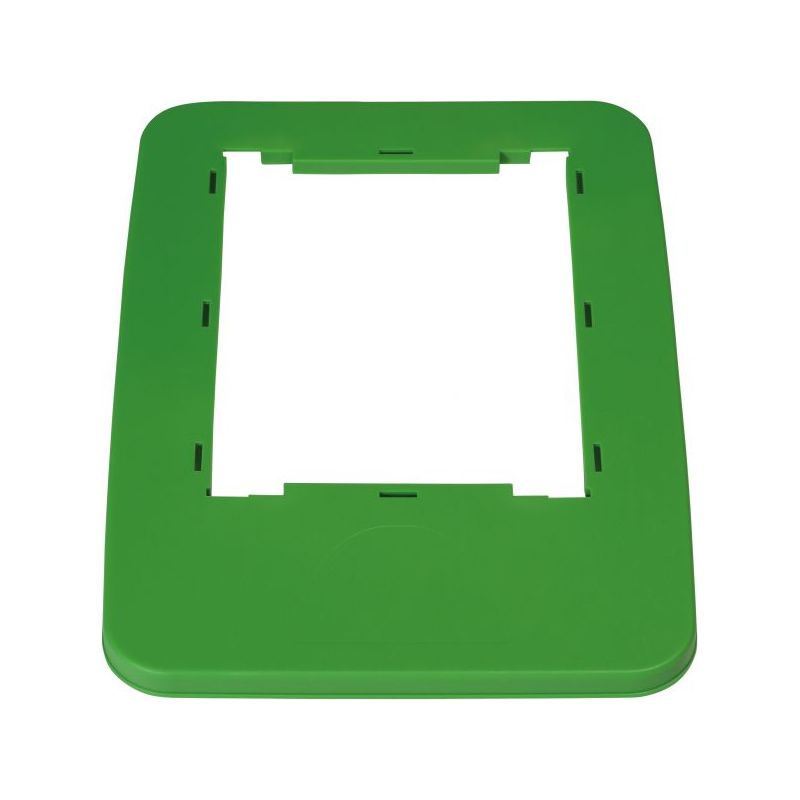 Cadre de couvercle pour poubelle de tri sélectif vert