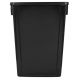 Poubelle tri sélectif 60L noir cote