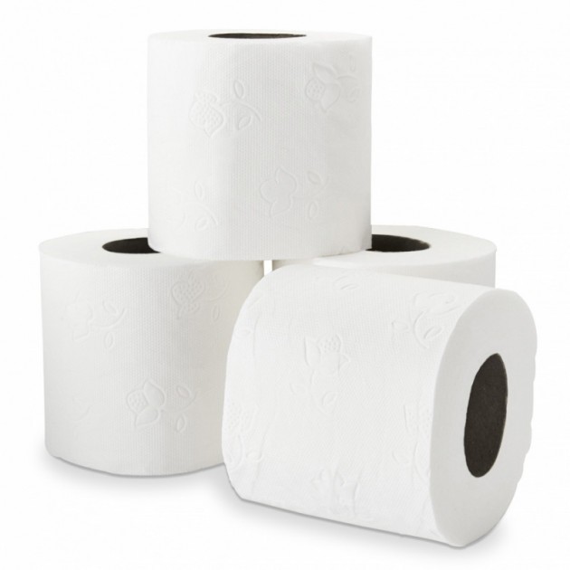 Papier toilette extra blanc paquet de 12 rouleaux - LD Medical