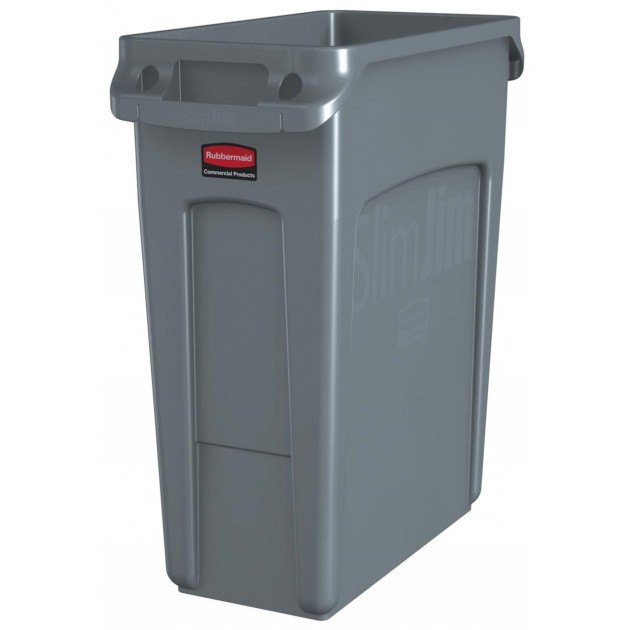Poubelle 60 litres pour tri sélectif Slim Jim Rubbermaid Poubelle 60 litres pour tri sélectif Slim Jim Rubbermaid