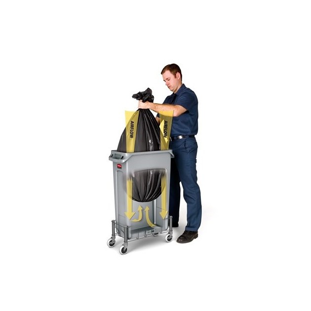 Poubelle 60 litres pour tri sélectif Slim Jim Rubbermaid Poubelle 60 litres pour tri sélectif Slim Jim Rubbermaid