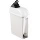Poubelle de sanitaires à pédale hygiène féminine 17 L