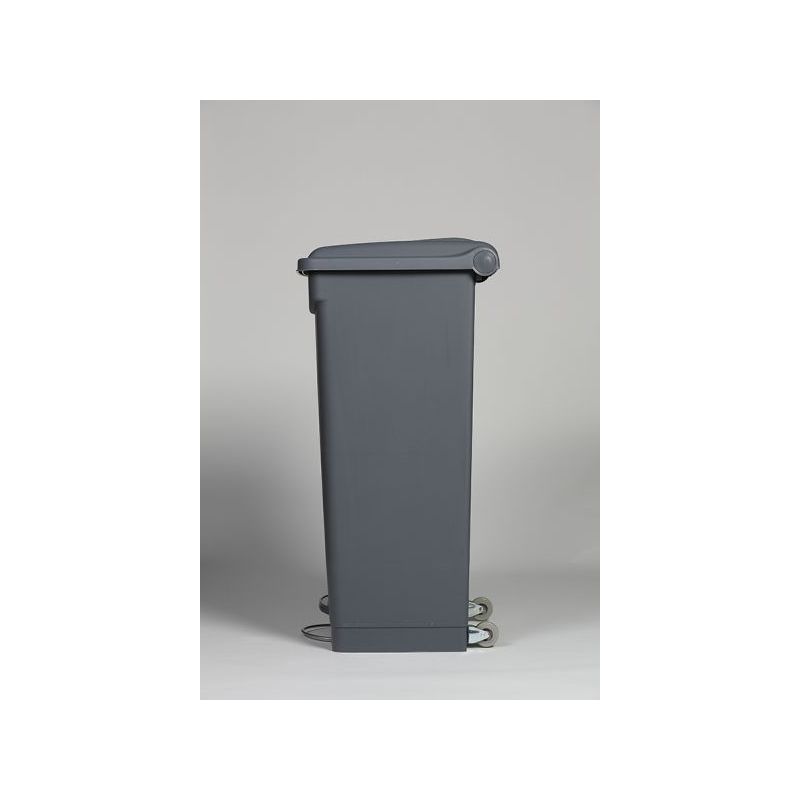 Collecteur de tri sélectif HACCP gris