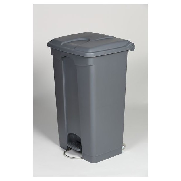 Collecteur de tri sélectif HACCP gris