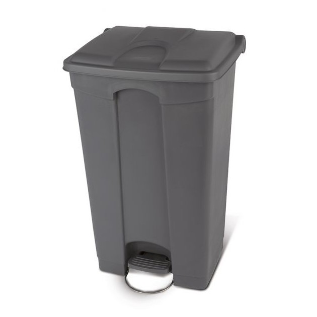 Collecteur de tri sélectif HACCP gris