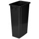Poubelle tri sélectif noir 80L