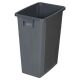 Poubelle tri sélectif gris 60L