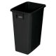 Poubelle tri sélectif noir 60L
