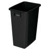 Poubelle tri sélectif noir 60L