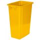 Poubelle tri sélectif jaune 60L