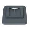 couvercle gris poubelle tri selectif