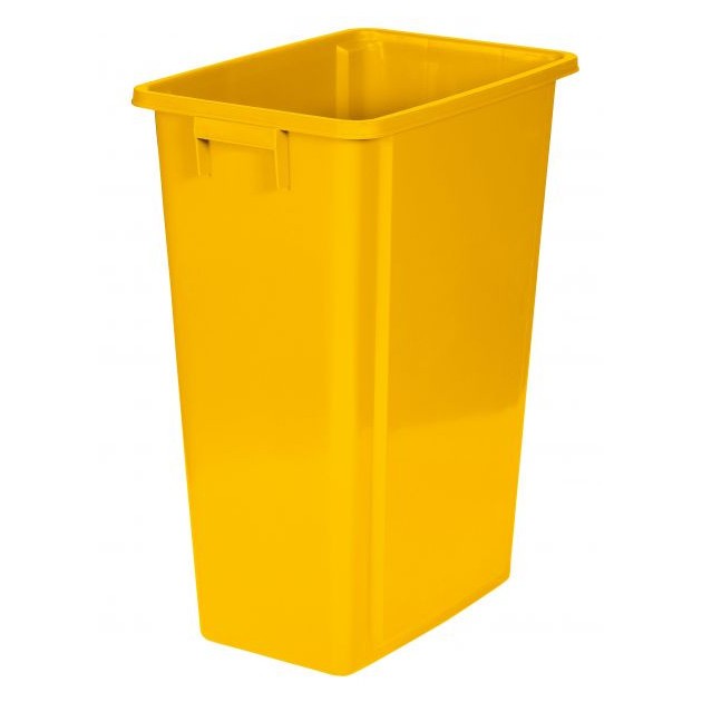 bac poubelle tri sélectif 60L jaune bac poubelle tri sélectif 60L jaune
