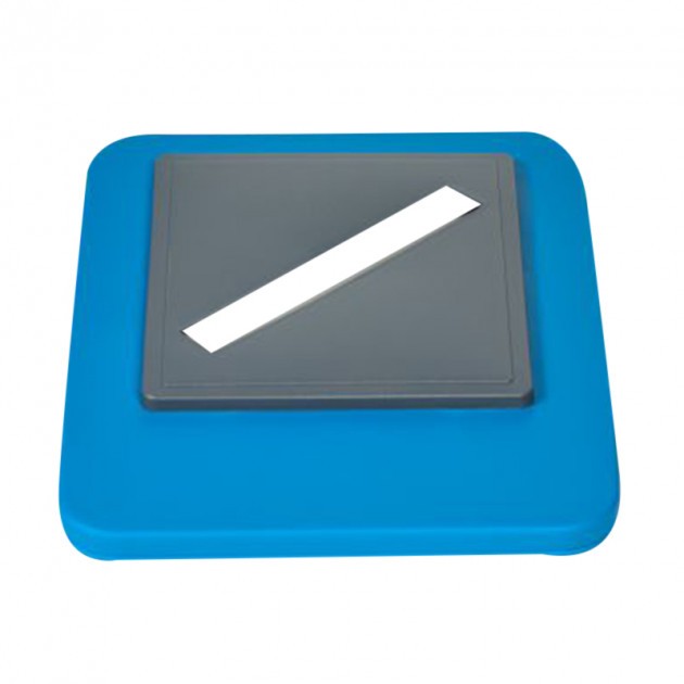 couvercle poubelle tri selectif 60L bleu couvercle poubelle tri selectif 60L bleu