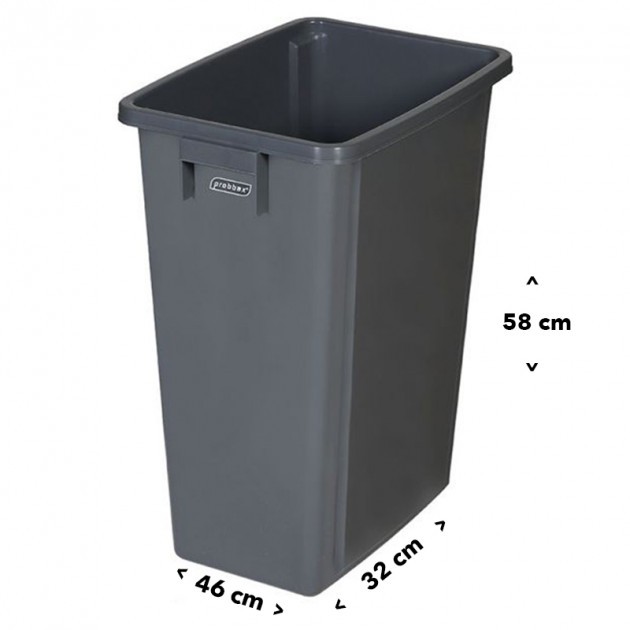 Ekotech 90094162S Mega Bin With 1 X 15 And 2 X 7 Litre Waste Volume