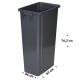 Dimensions poubelle tri sélectif papier 80L