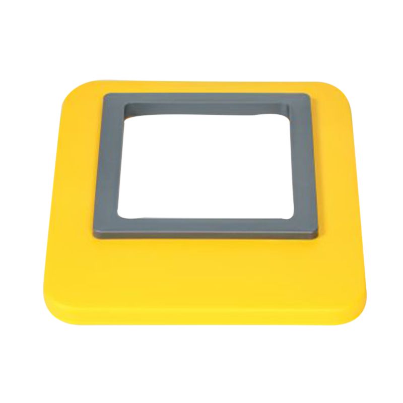 Couvercle poubelle tri sélectif carton