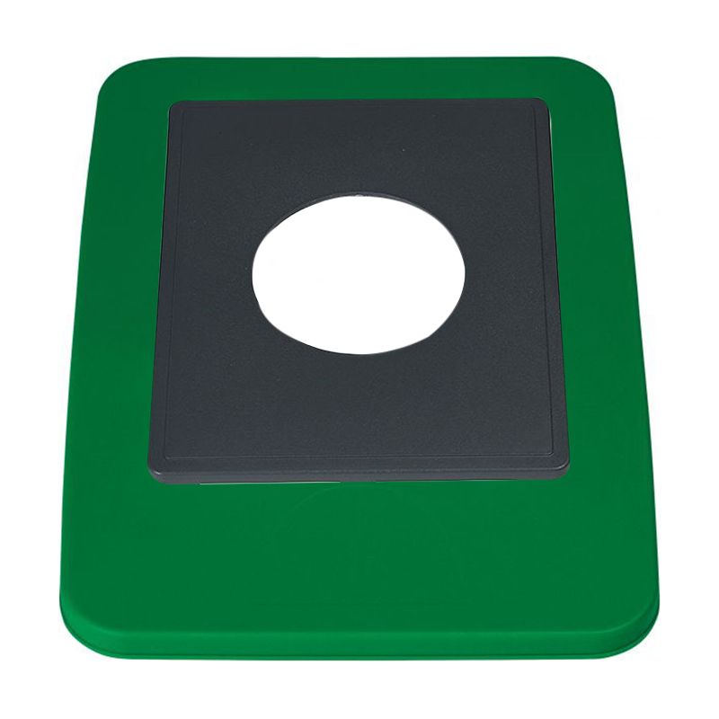 Couvercle poubelle tri sélectif verre