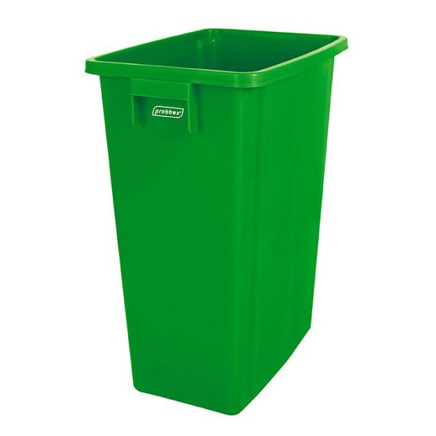 Poubelle tri sélectif en polyéthylène 120 L - papier - Plast'Up