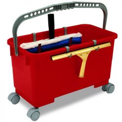 4 roulettes pour seau de lavage pour vitres